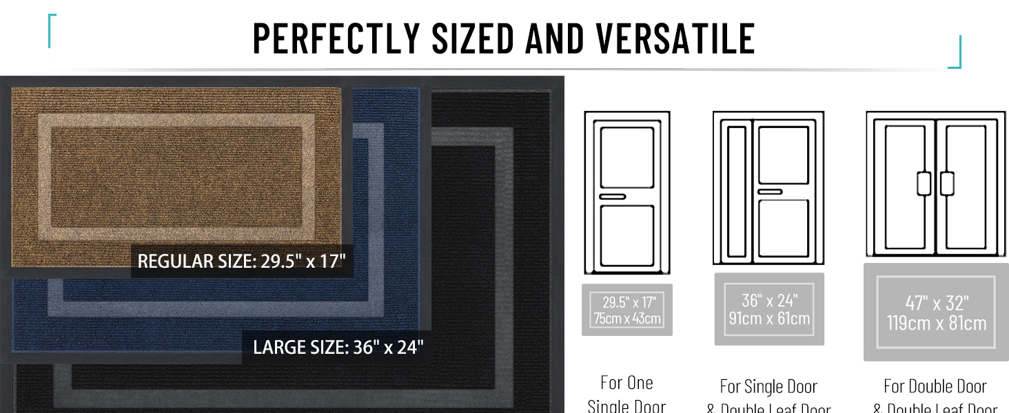 OLANLY Door Mat Outdoor