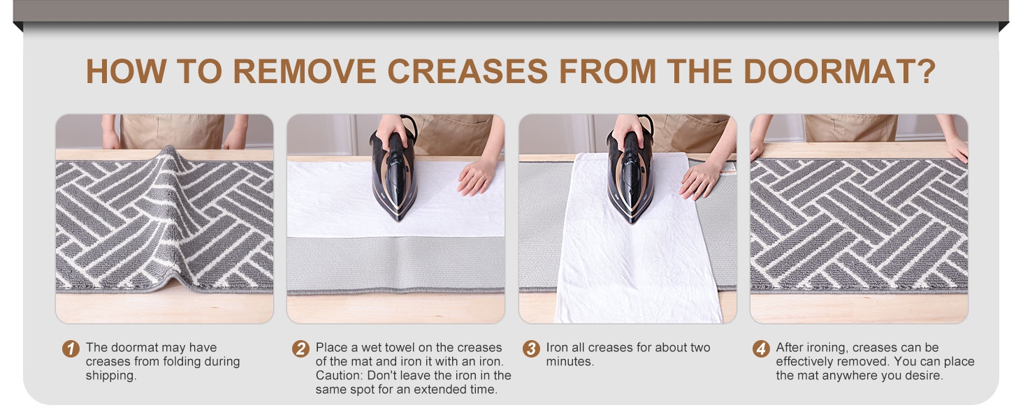 A Simple Method to Remove Creases from the Doormat