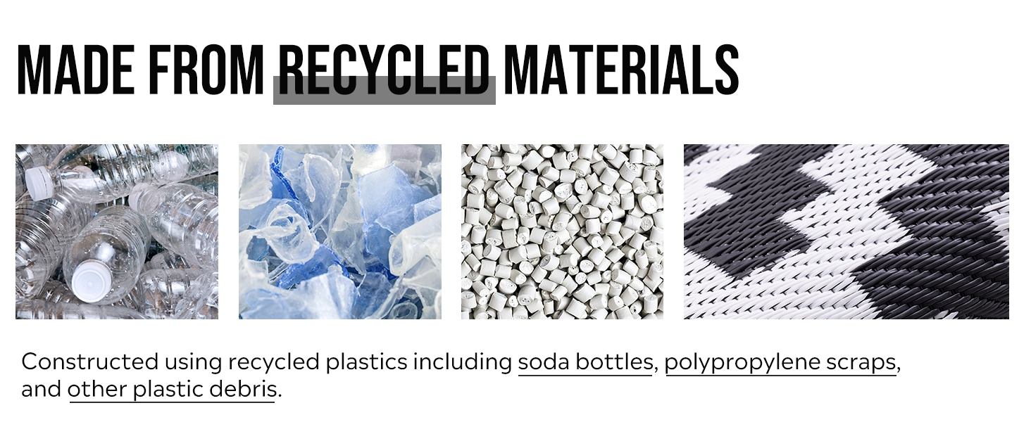 Made from recycled materials
