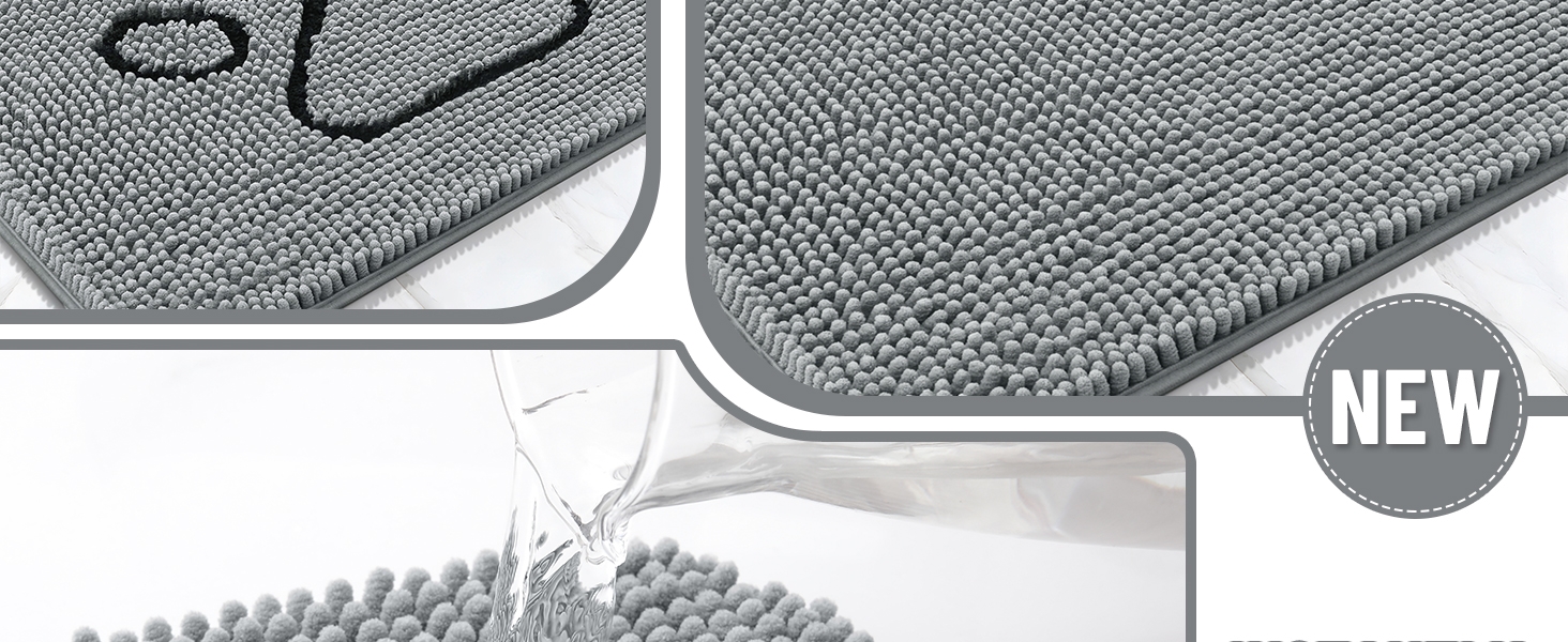 OLANLY Chenille Mud Mat