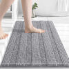 Grey bath mat
